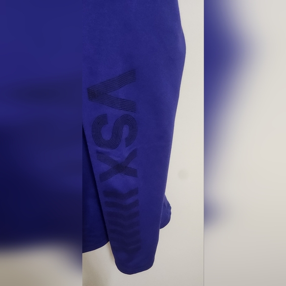 Victorias Secret VSX Sport Small Purple Athletic Pullover Sweatshirt Funnel Neck - Picture 4 of 7